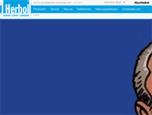 Tablet Screenshot of herbol.be